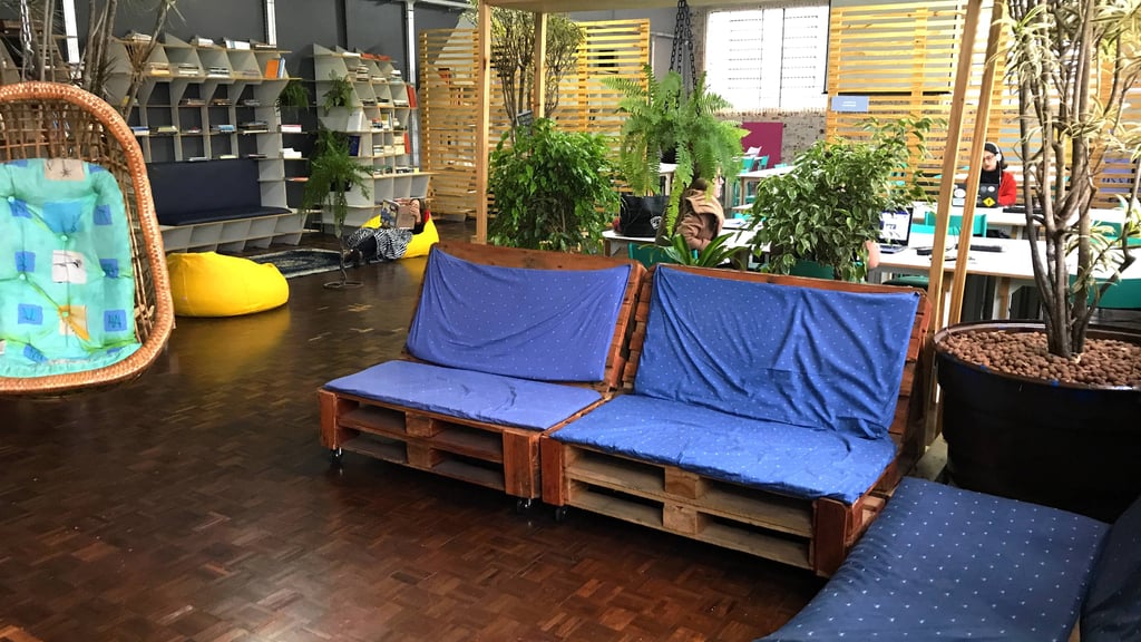 Espaço de coworking Aldeia Coworking em Curitiba