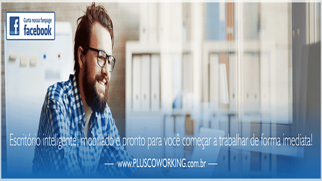 Espaço de coworking Plus Coworking em Curitiba