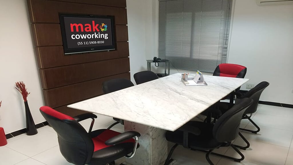 Espaço de coworking Mako Coworking em São Paulo