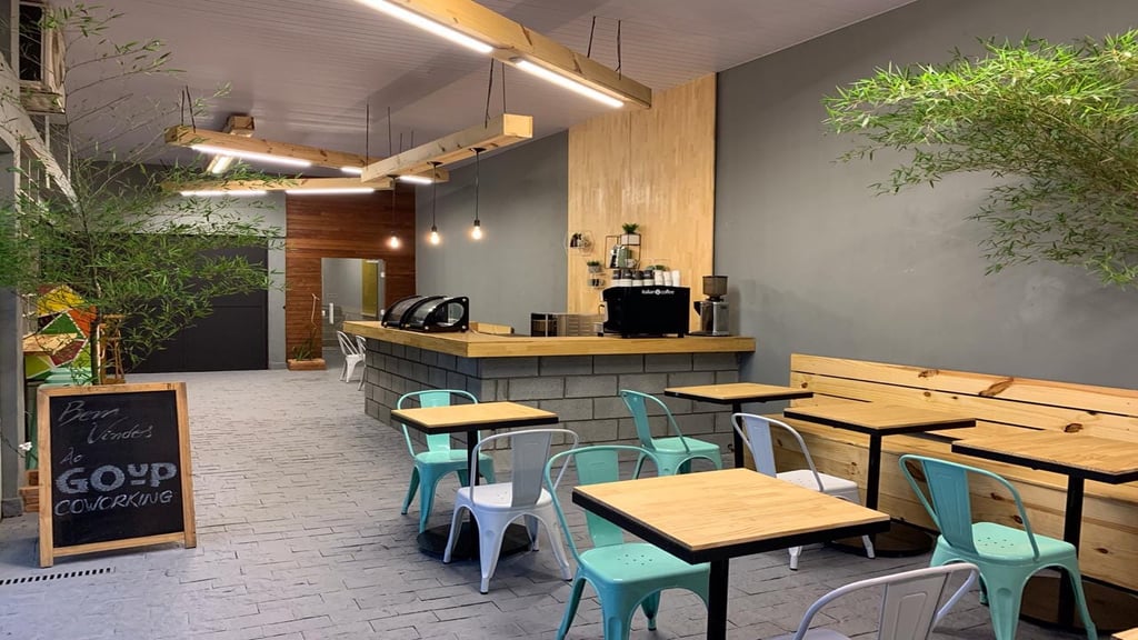 Espaço de coworking Go Up Coworking em São Paulo