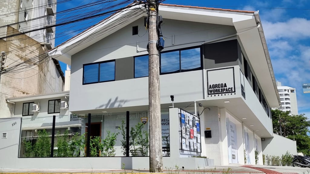 Espaço de coworking AGREGA WORKSPACE em Itajaí