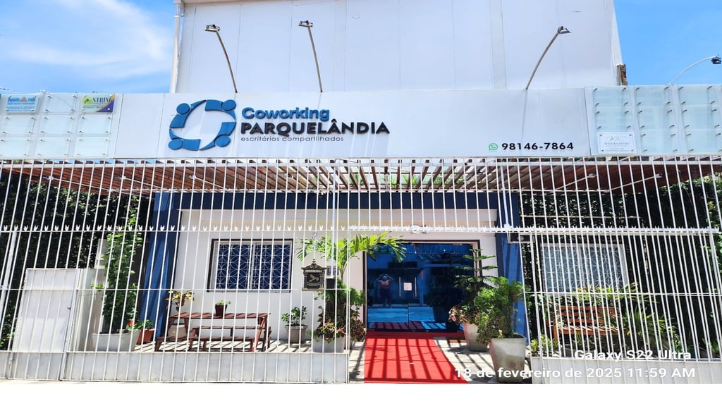 Espaço de coworking Coworking PARQUELÂNDIA em Fortaleza