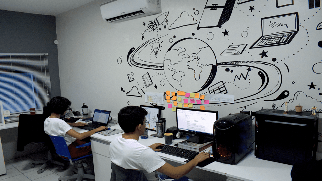 Espaço de coworking Clubjob Coworking em João Pessoa