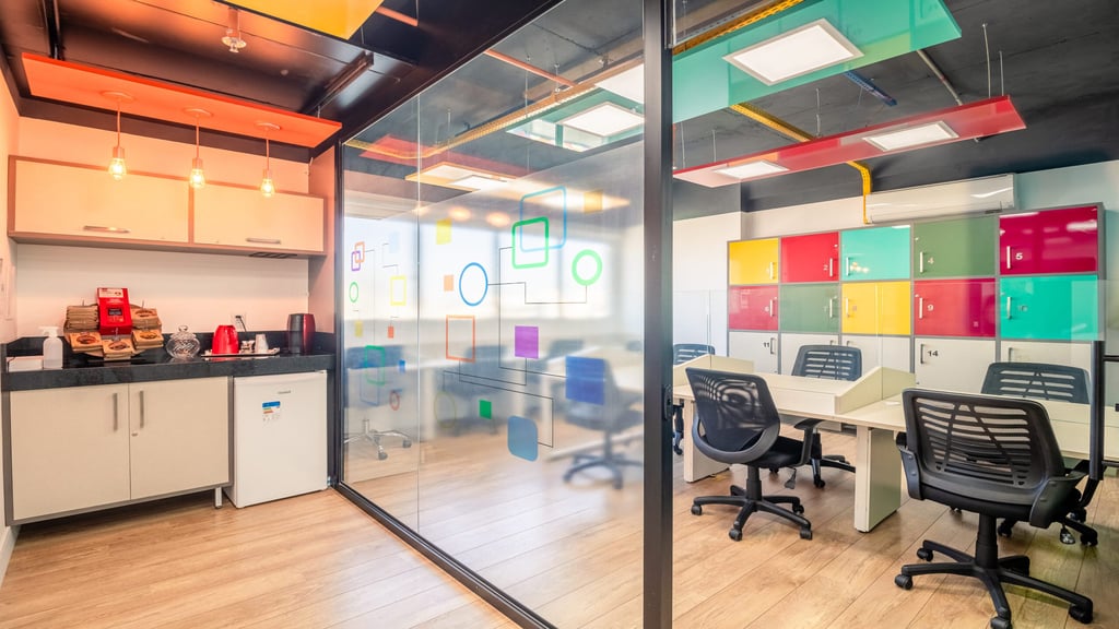 Espaço de coworking VBA Coworking Unidade São Bernardo em São Bernardo do Campo