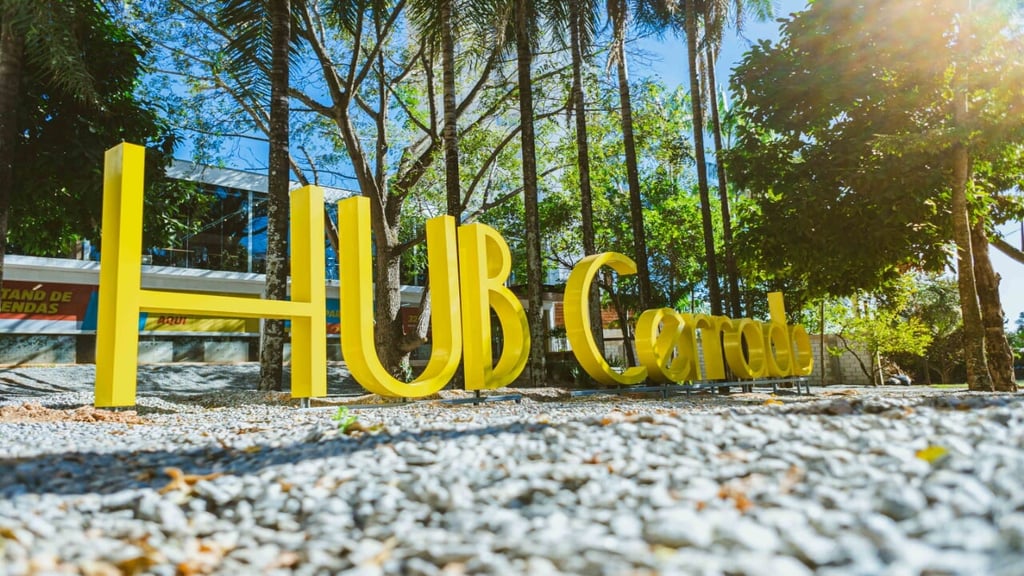 Espaço de coworking Hub Cerrado em Goiânia