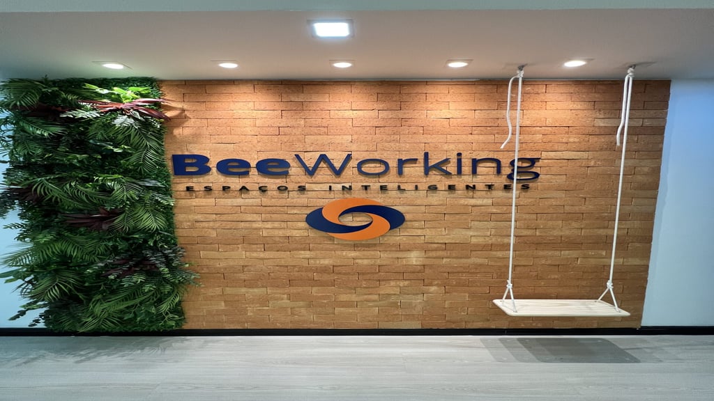 Espaço de coworking BeeWorking em Jundiai