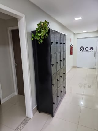 Armários com cadeado