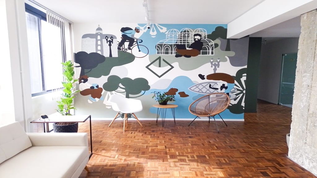 Espaço de coworking Esquina Coworking em Curitiba