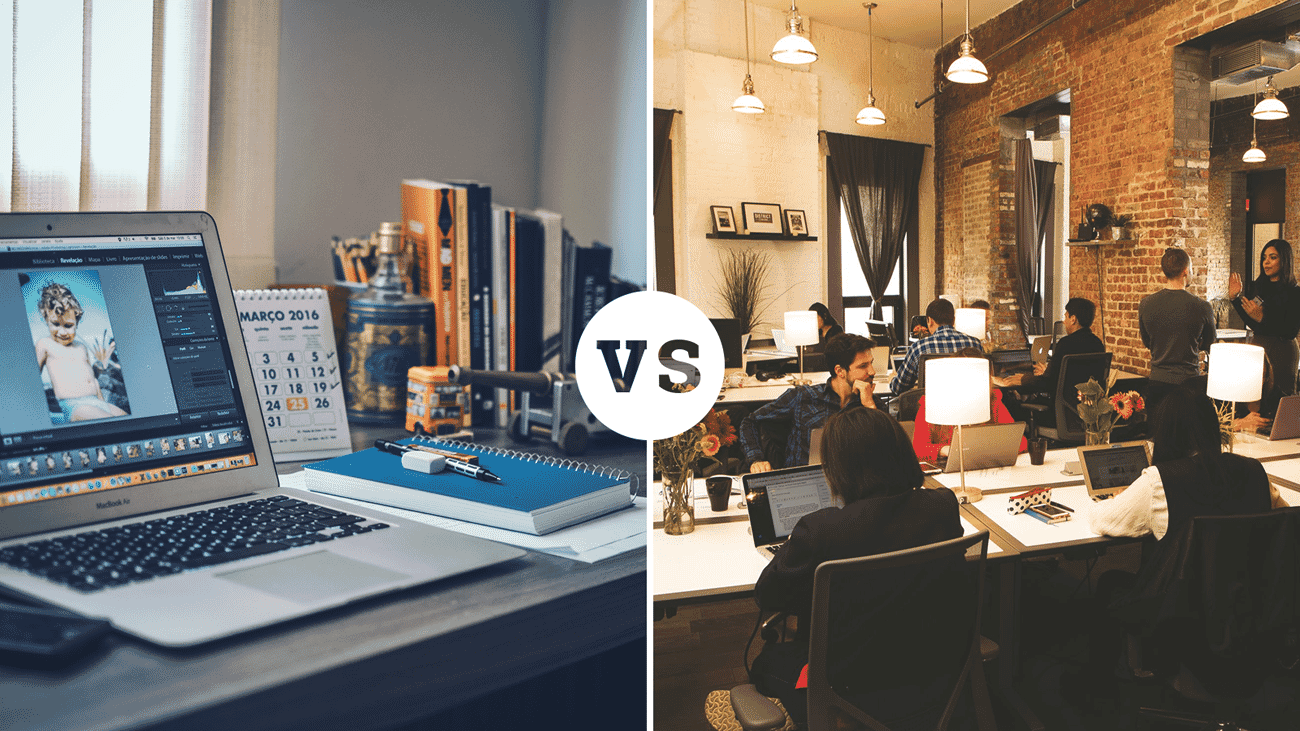 Home office ou espaço compartilhado? Fique com os dois!