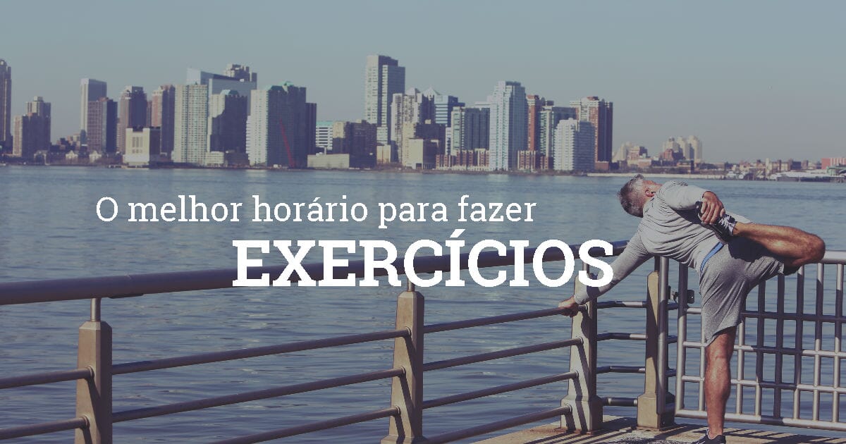 Fazer exercícios antes ou depois do trabalho?