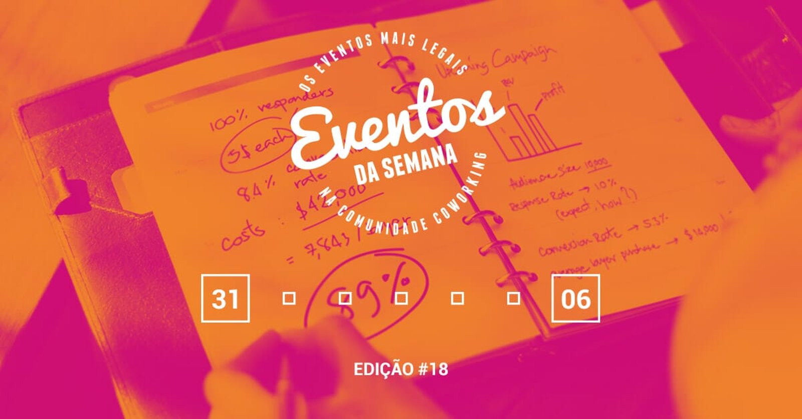 Eventos da semana - 31 de outubro a 6 de novembro