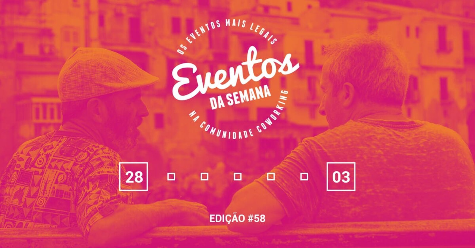 Eventos da semana - 28 de agosto a 03 de setembro