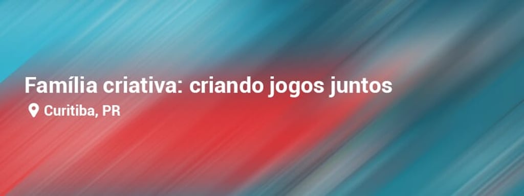 Oficina de criação de jogos digitais em família