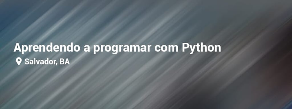 Lógica de programação & Python