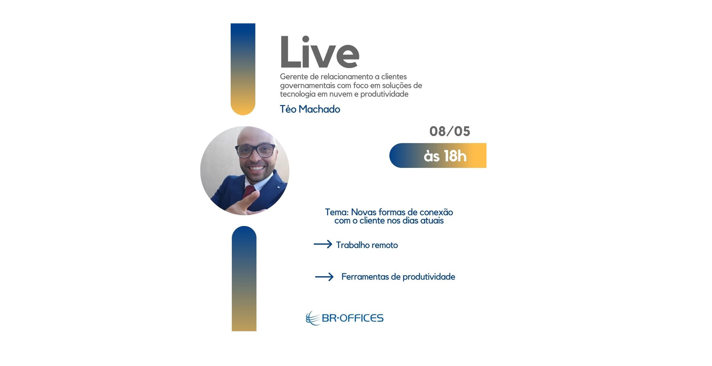 LIVE sobre:"Novas formas de conexão com o cliente nos dias atuais"