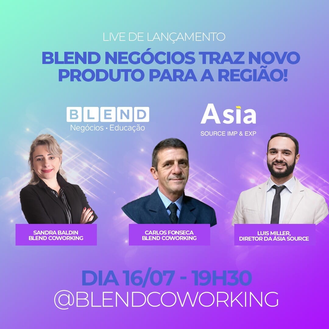 BLEND NEGÓCIOS TRAZ NOVO PRODUTO PARA A REGIÃO DO VALE DO SINOS.