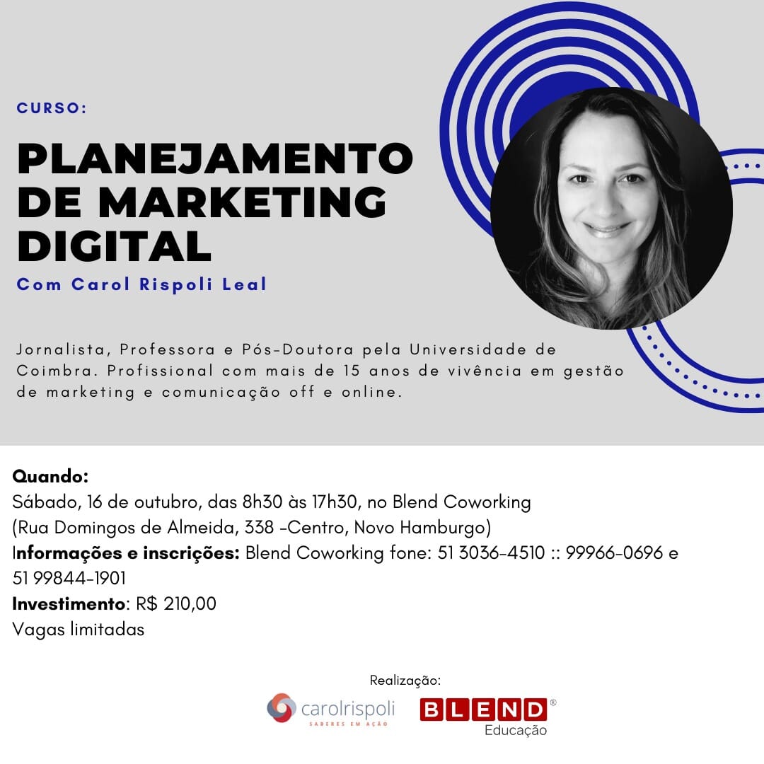 CURSO DE PLANEJAMENTO DE MARKETING DIGITAL