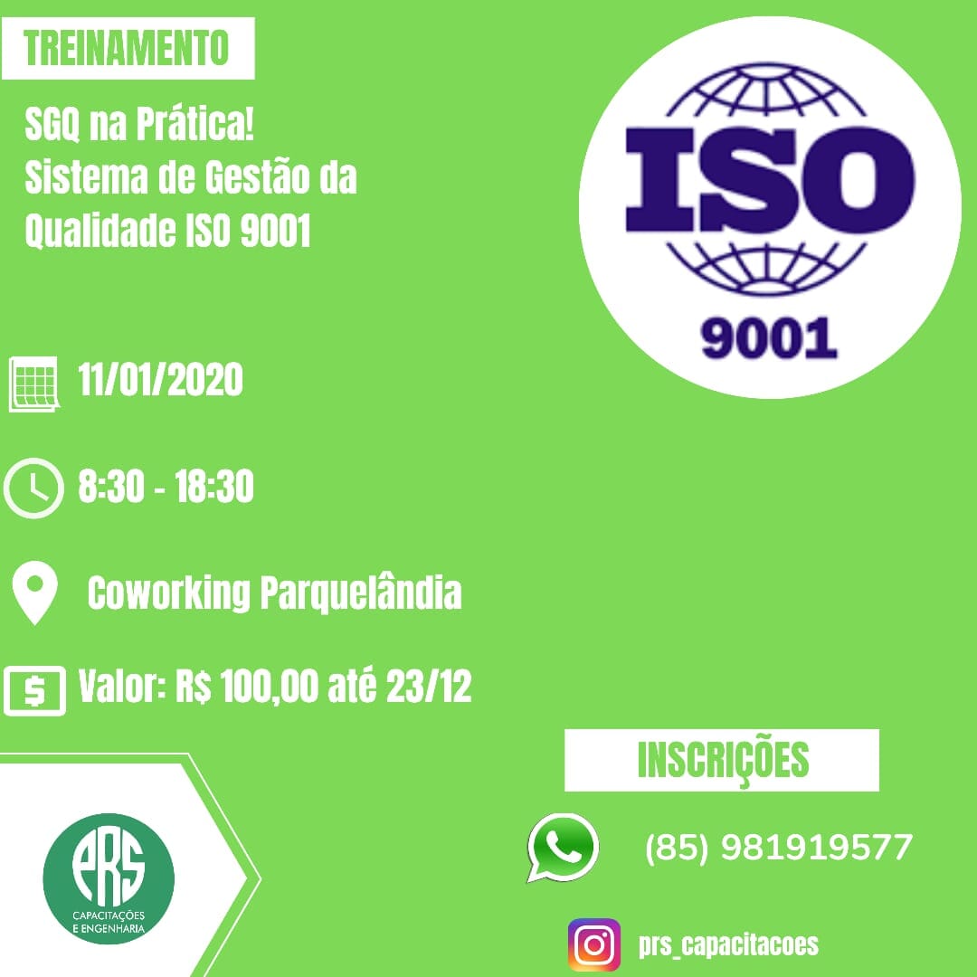 SGQ NA PRÁTICA - SISTEMA DE GESTÃO DA QUALIDADE ISO 9001